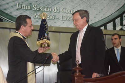 Deputado Luiz Dantas faz recepção da imagem de Nossa Senhora Aparecida.JPG