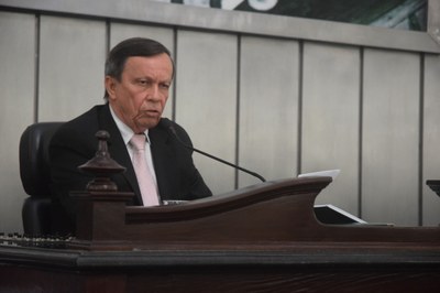 Presidente Luiz Dantas conduziu a sessão.JPG