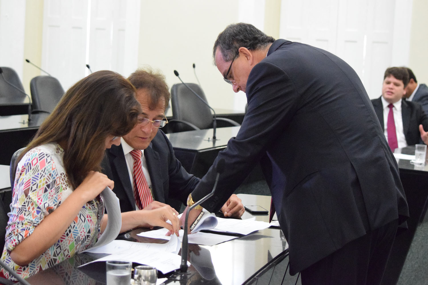 Deputados Ronaldo Medeiros, Galba Novaes e Jó Pereira.JPG