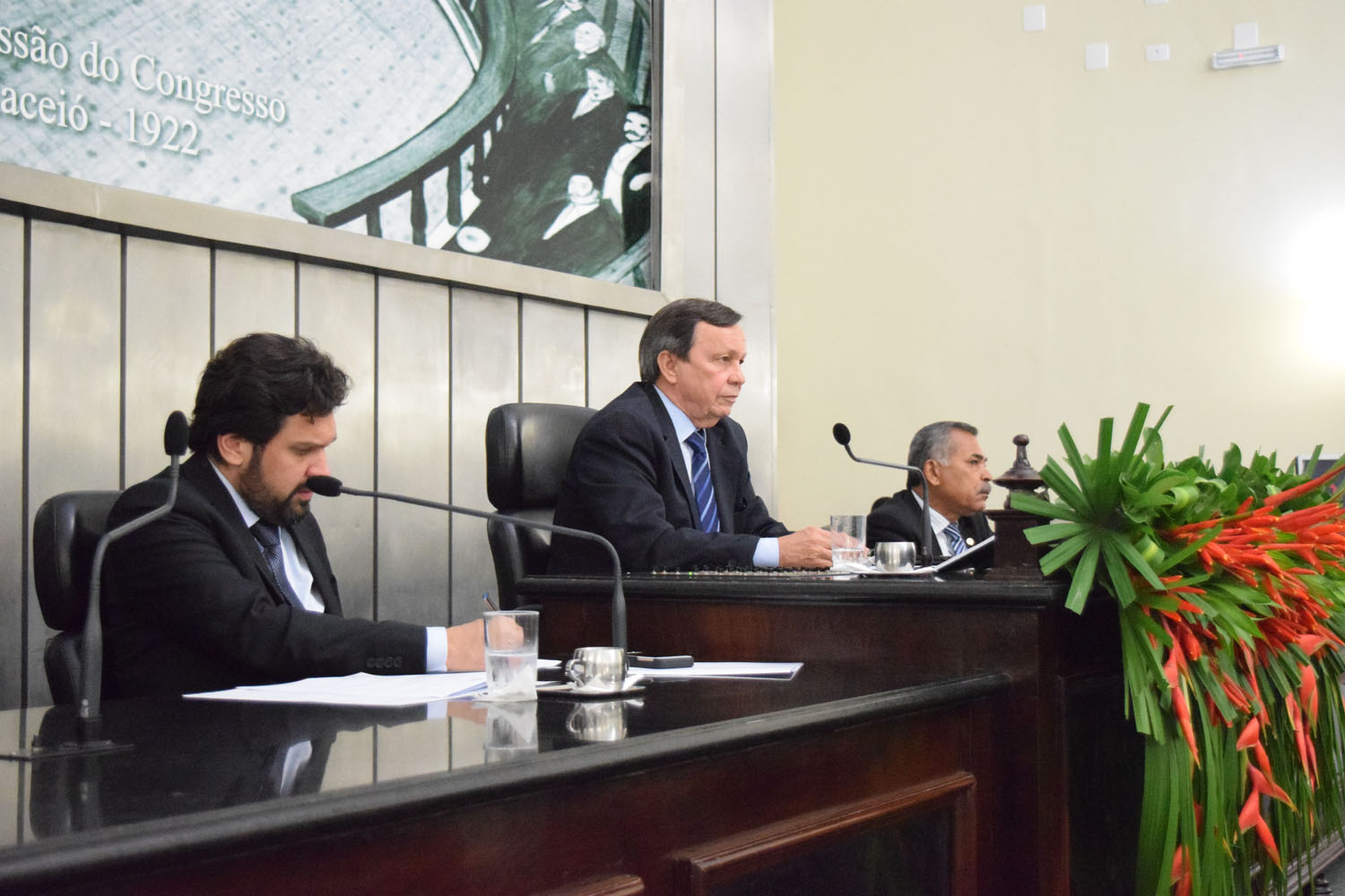 Mesa Diretora foi formada pelos deputados Isnaldo Bulhões, Luiz Dantas e Tarcizo Freire .JPG
