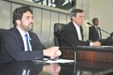 Deputados Isnaldo Bulhões e Luiz Dantas conduziram a sessão.JPG