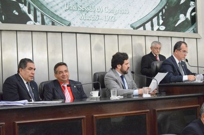 Mesa Diretora composta pelos deputados Inácio Loiola, Marcos Barbosa, Isnaldo Bulhões e Ronaldo Medeiros.JPG