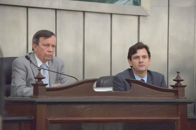 Presidentes da Assembleia e AMA, Luiz Dantas e Marcelo Beltrão, respectivamente .JPG
