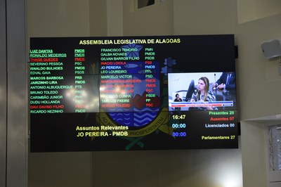 Sessão contou com a presença de 20 deputados .JPG