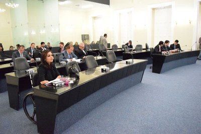 Quinze deputados compareceram a sessão.JPG