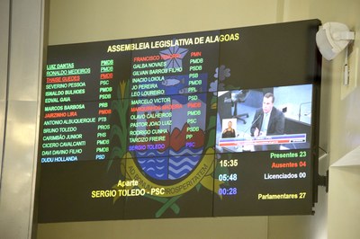 Sessão contou com a presença de 23 deputados.JPG