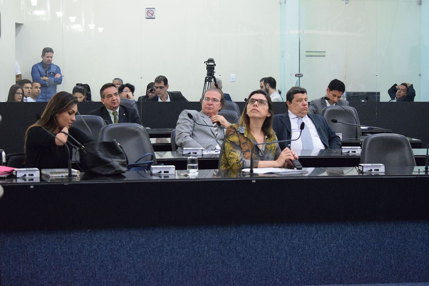 Doze deputados abriram a sessão.JPG