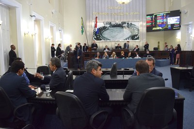 Sessão contou com a presença de 19 parlamentares.JPG