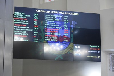 Sessão contou com a presença de 22 parlamentares.JPG