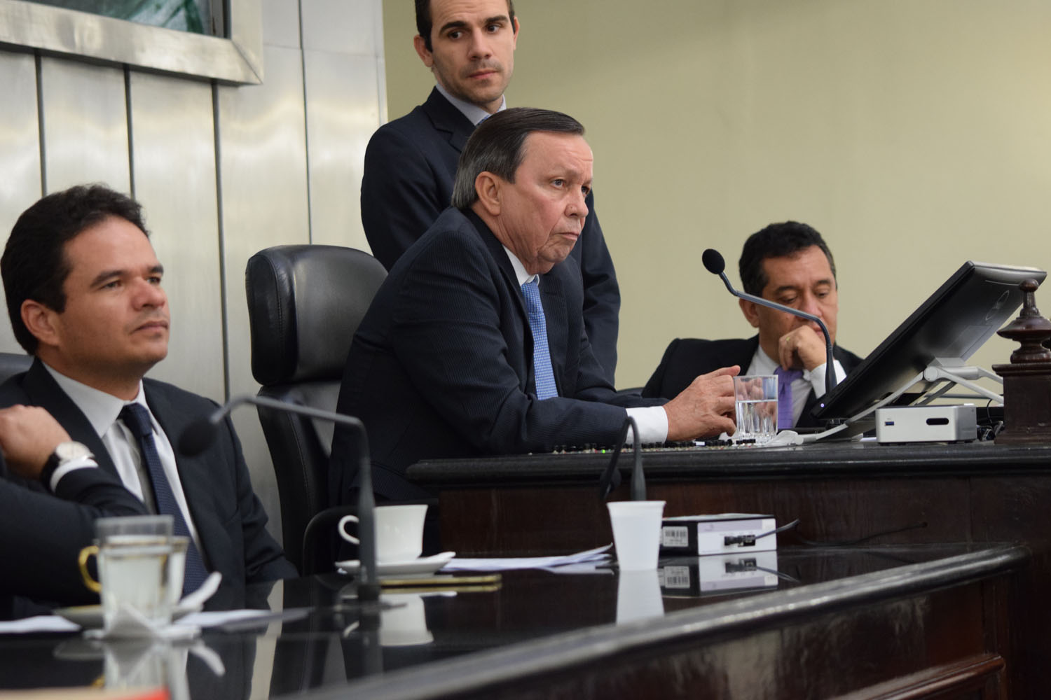 Mesa Diretora foi formada pelos deputados Marcelo Victor, Luiz Dantas e Severino Pessoa.JPG