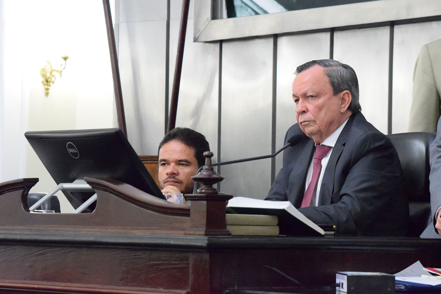 Luiz Dantas e Marcelo Victor conduziram a sessão.JPG