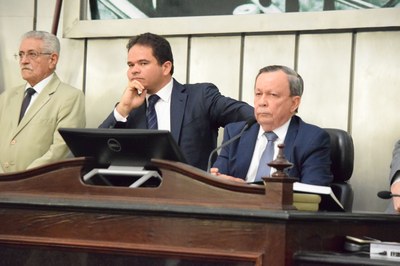 Sessão foi presidida pelo deputado Luiz Dantas.JPG