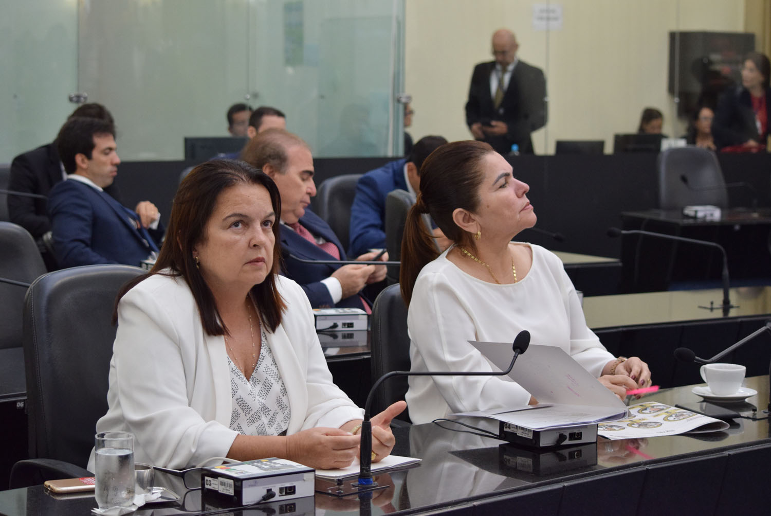 Deputadas Fátima Canuto e Angela Garrote.JPG