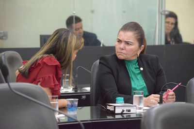 Deputadas Flavia Cavalcante e Angela Garrote.JPG