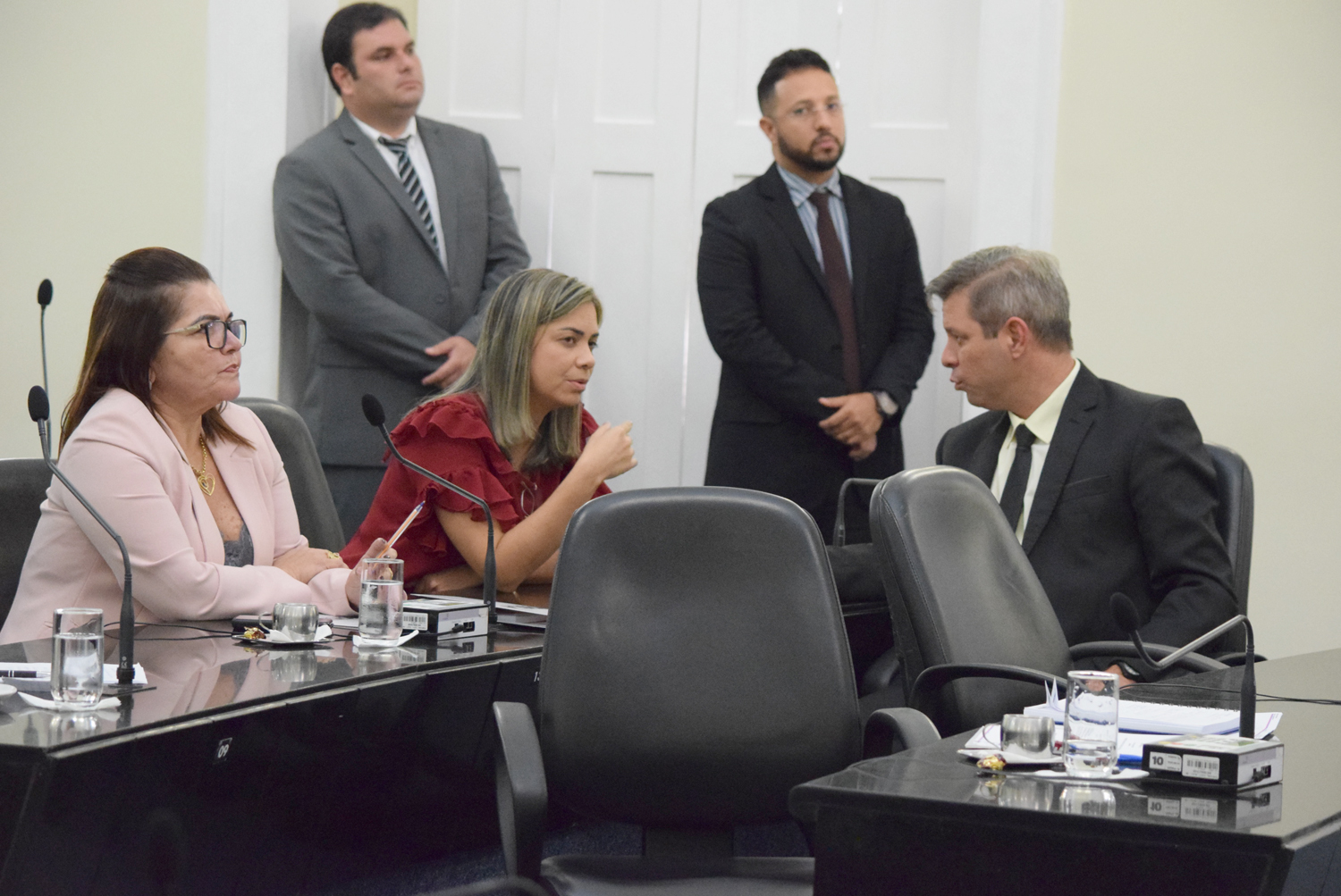 Deputados Angela Garrote, Flávia Cavalcante e Cabo Bebento.JPG