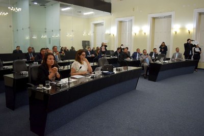 Sessão contou com 19 parlamentares.JPG