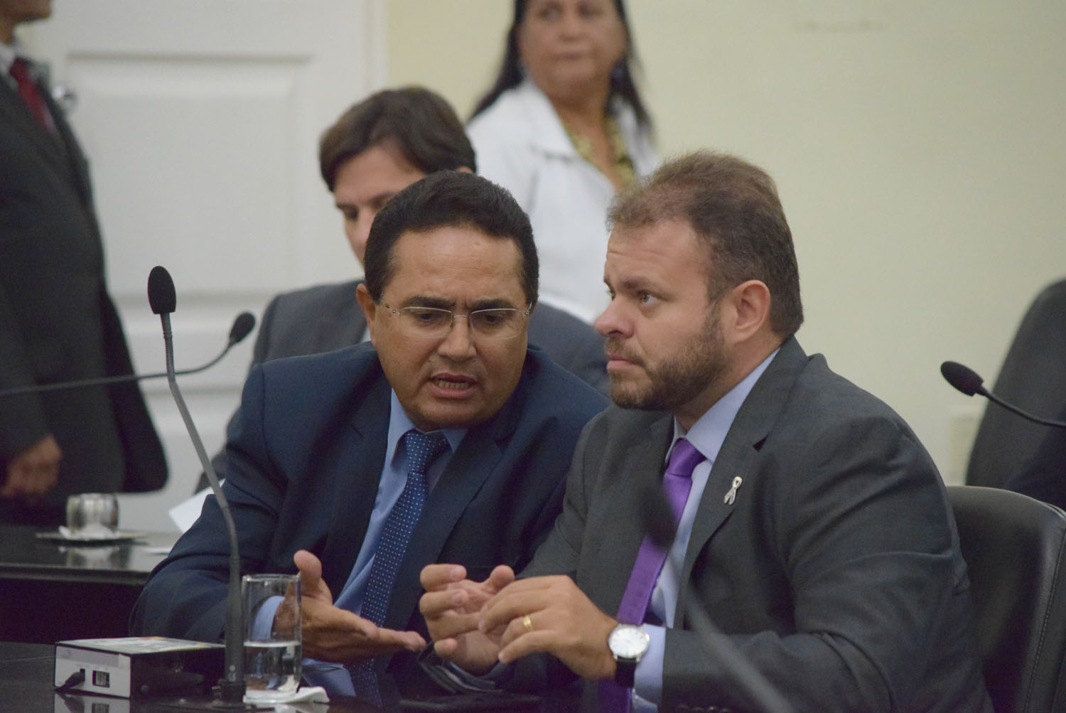 Deputados Francisco Tenório e Léo Loureiro.JPG