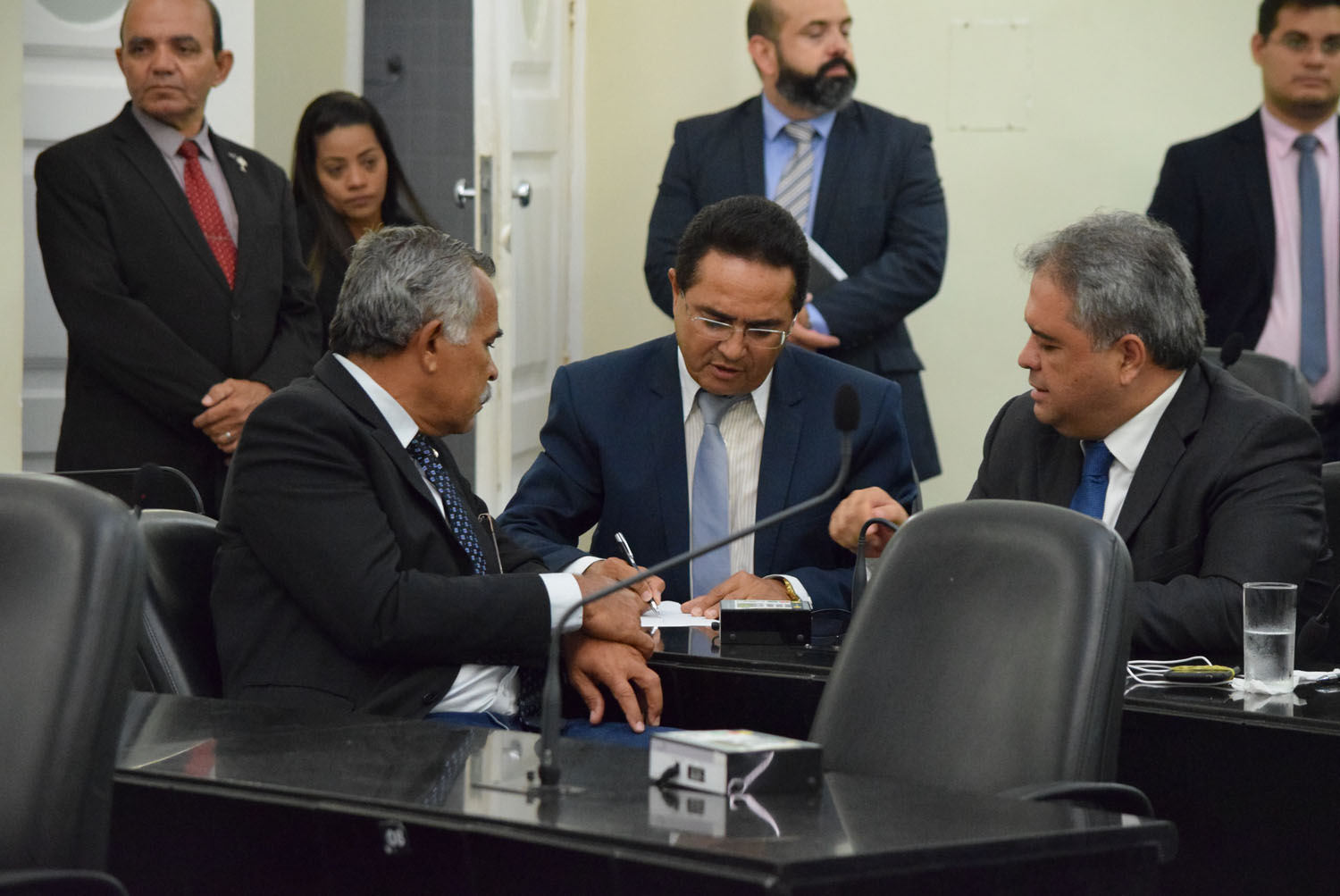 Deputados Tarcizo Freire, Francisco Tenório e Silvio Camelo.JPG