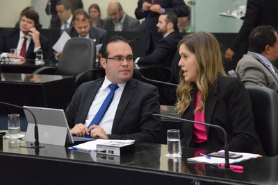 Deputados Davi Maia e Cibele Moura.JPG