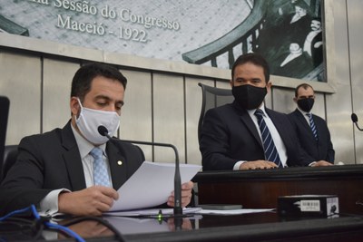 Deputados Paulo Dantas e Marcelo Victor.JPG