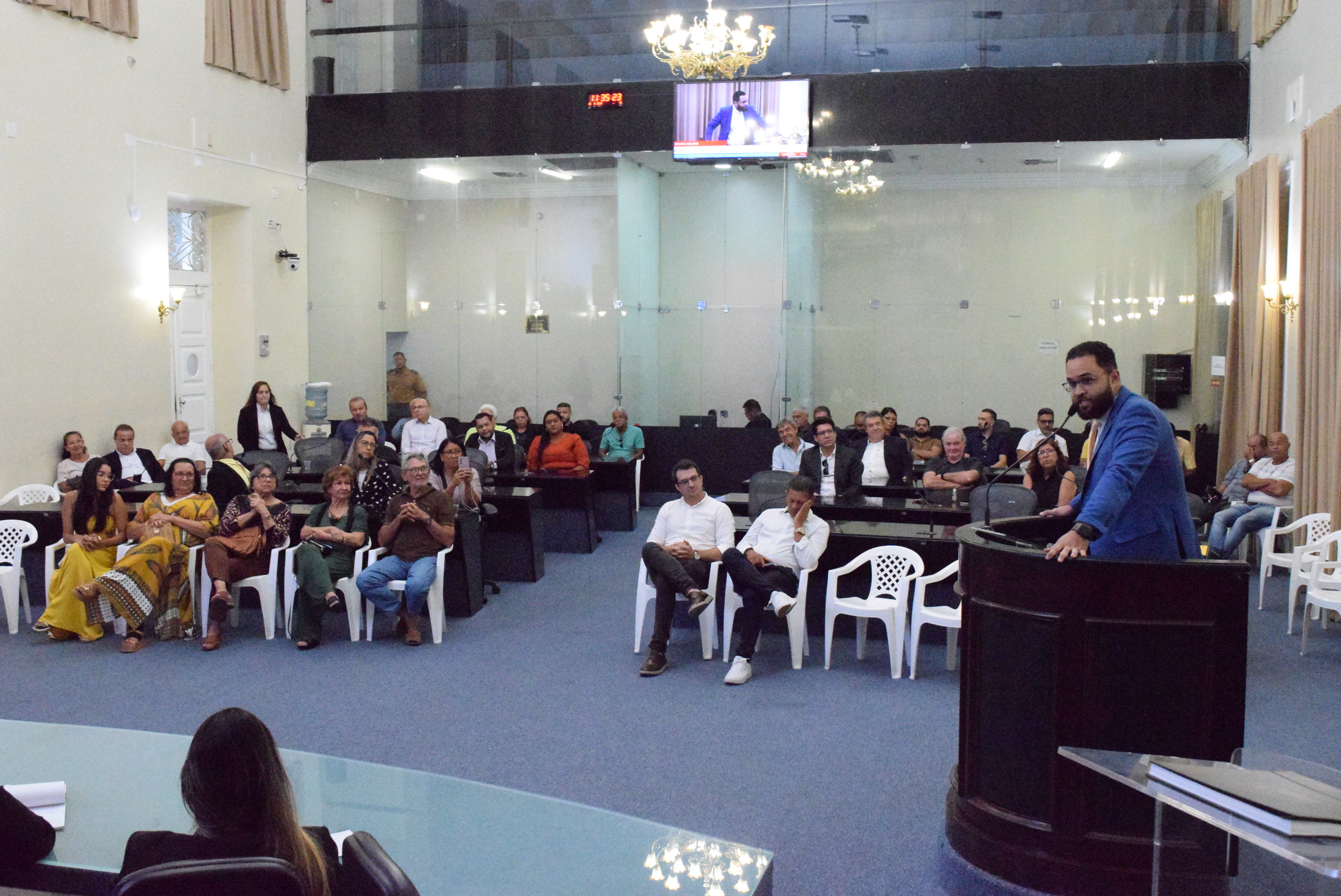 Sessão Solene - Título de Patrimônio Cultural - Maria de Lourdes  (15).JPG