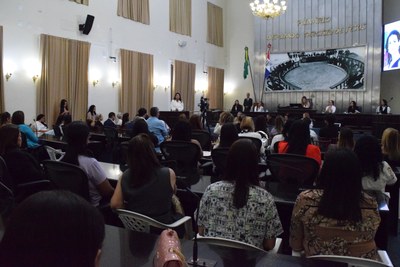 Sessão Solene - Comenda Vera Arruda - Arquimércia Cedrim e Marina Ferrari (17).JPG
