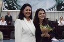 Sessão Solene - Comenda Vera Arruda - Arquimércia Cedrim e Marina Ferrari (8).JPG