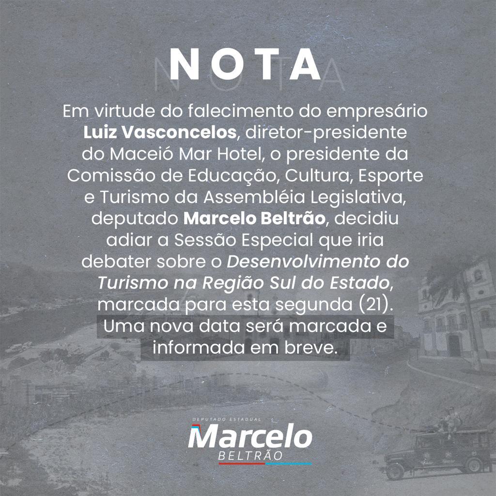 Adiada sessão especial que aconteceria na manhã desta segunda-feira, 21