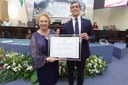 Assembleia Legislativa homenageia Marilma Torres com Título de Cidadã Benemérita Pontes de Miranda