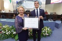 Assembleia Legislativa homenageia Marilma Torres com Título de Cidadã Benemérita Pontes de Miranda