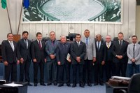 Assembleia recebe a visita de deputados sergipanos