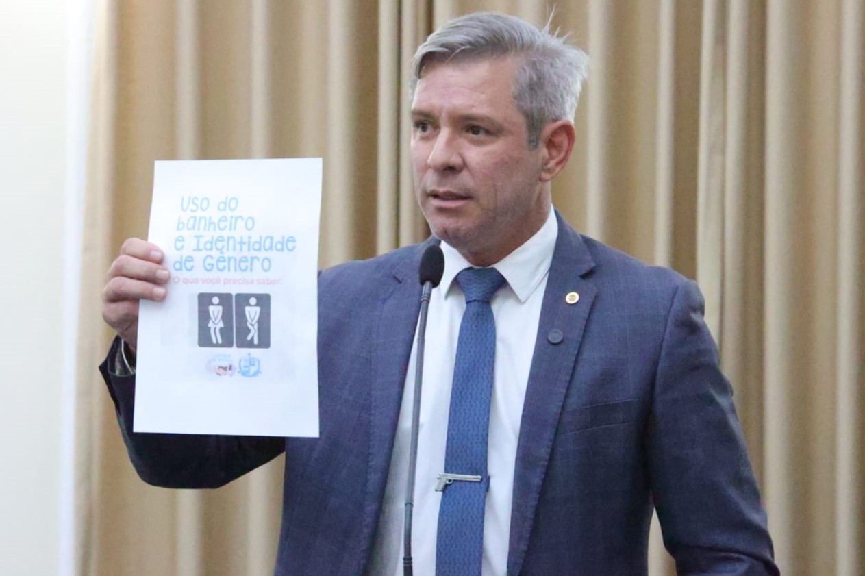 Cabo Bebeto critica postagem do MPE sobre uso de banheiros e identidade de gênero
