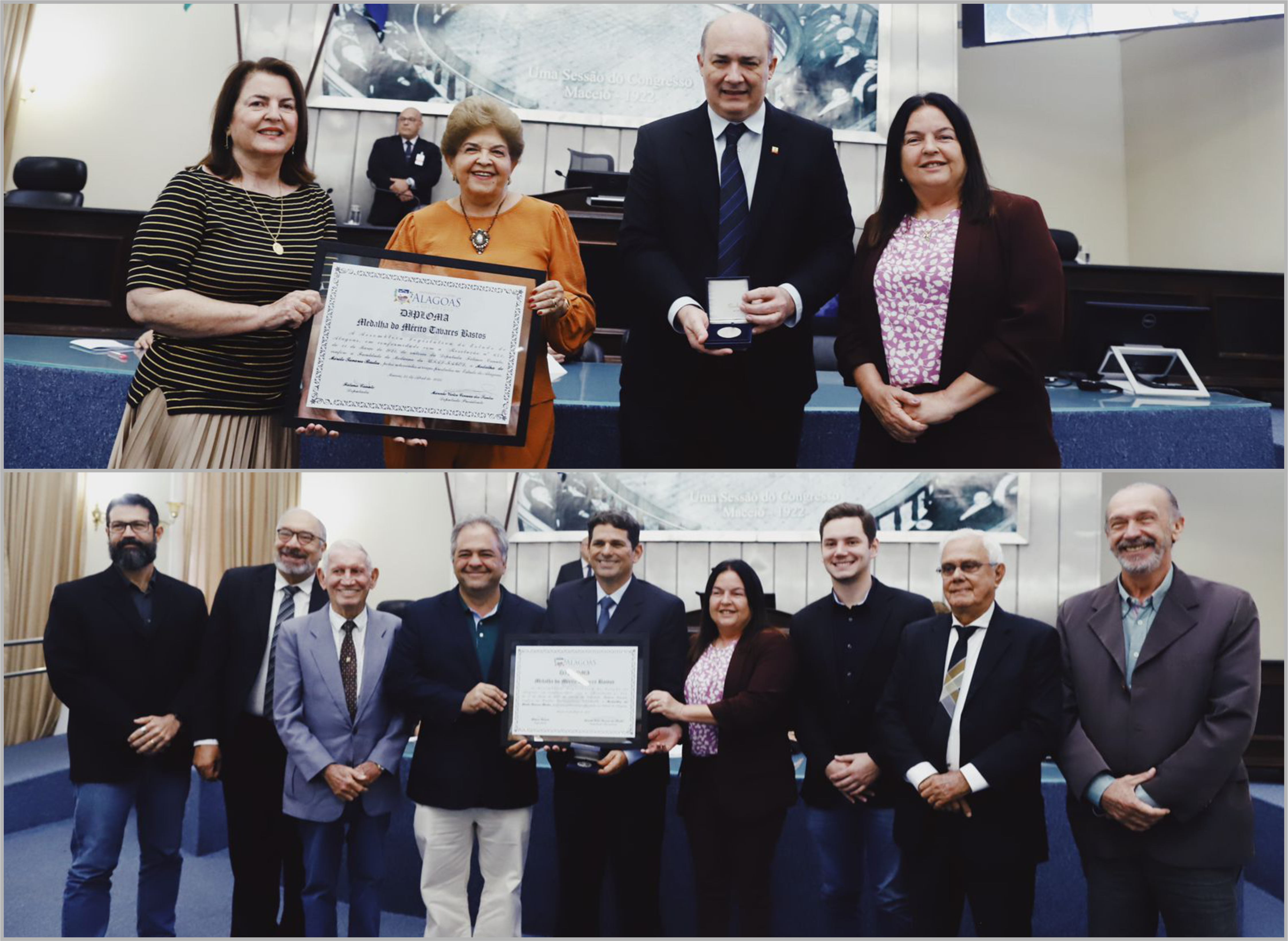 Faculdade de Medicina da Ufal e o Cesmac são contemplados com a comenda Tavares Bastos