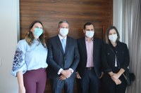 Cibele Moura e Jó Pereira se reúnem em Brasília com Arthur Lira
