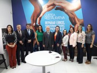 Deputadas conhecem estrutura do Juizado da Violência Doméstica Contra a Mulher