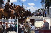 Deputados participam de manifestação e fazem pronunciamento em defesa da vaquejada