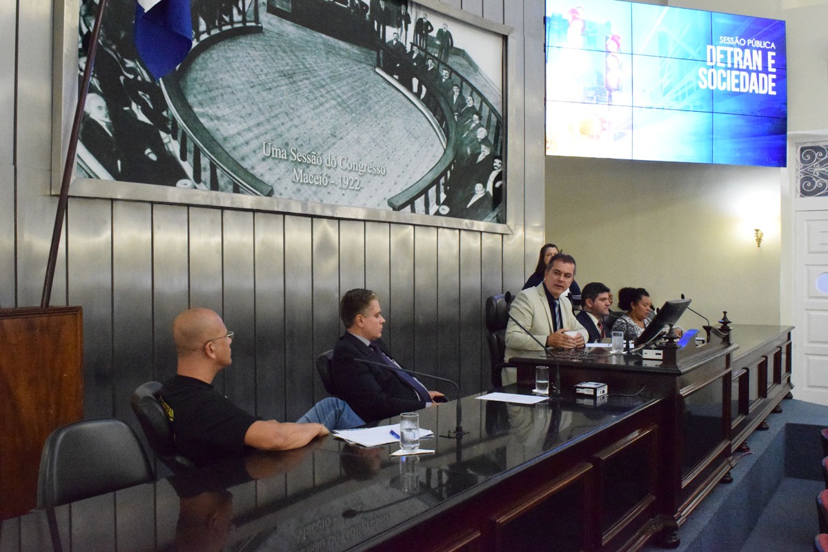 Detran apresenta projetos inovadores em audiência pública no Parlamento alagoano