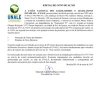 Edital de Convocação para eleição da Unale