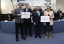 Filme "Impeachment - Setembro, 1957, Sexta-feira 13" é exibido na Assembleia e realizadores da obra são homenageados Filme "Impeachment - Setembro, 1957, Sexta-feira 13" é exibido na Assembleia e realizadores da obra são homenageados