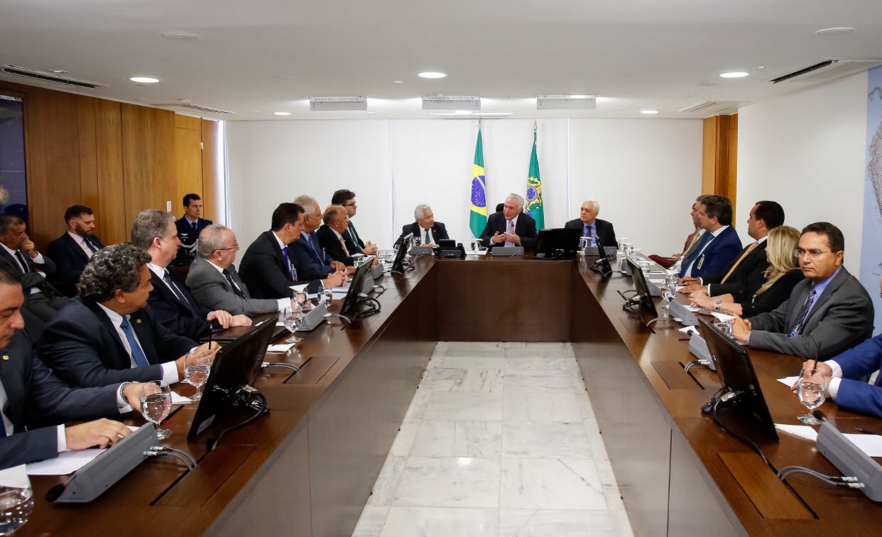 Francisco Tenório participa de encontro com o presidente Michel Temer