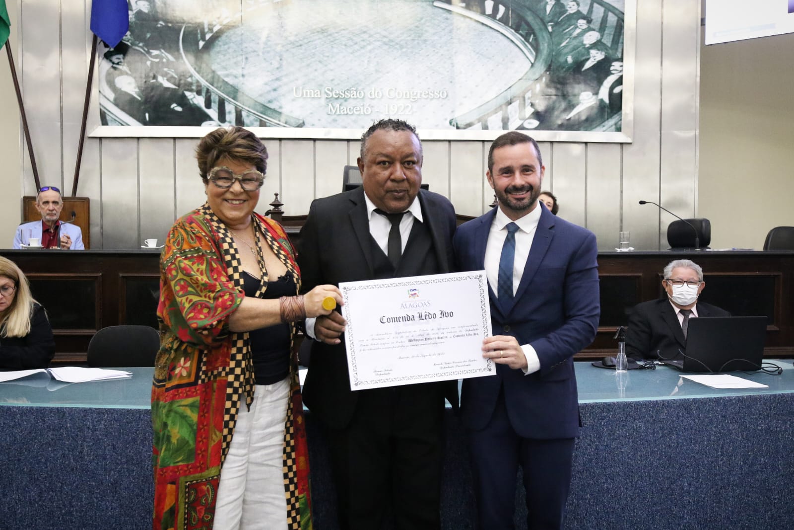 Músico Wellington Pinheiro é condecorado com a Comenda Lêdo Ivo