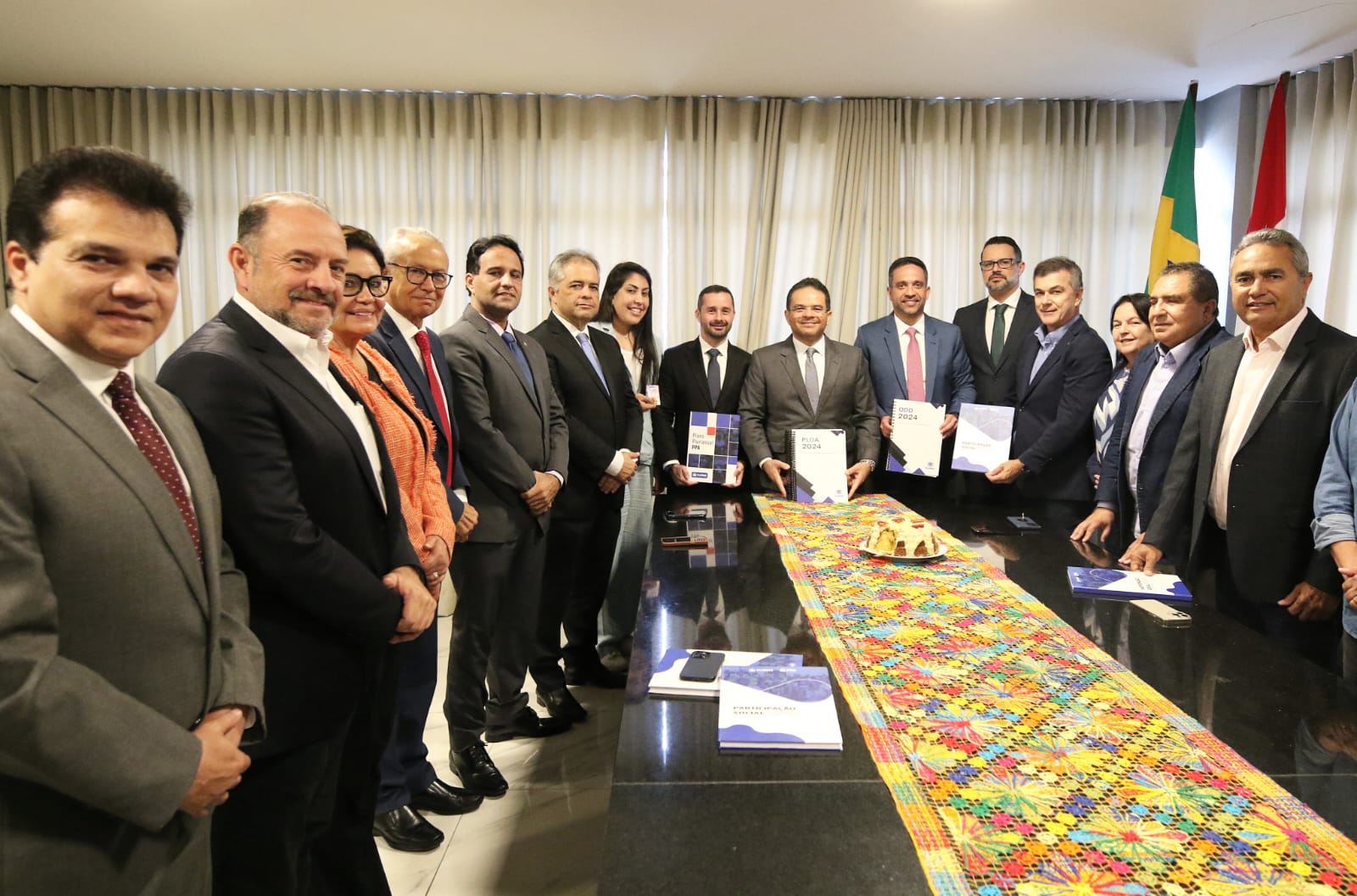 Parlamento recebe o Projeto de Lei Orçamentária de 2024