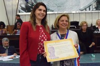 Patrícia Mourão é agraciada com a Medalha do Mérito Zumbi dos Palmares