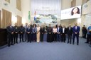Plenário recebe imagem de Nossa Senhora dos Prazeres
