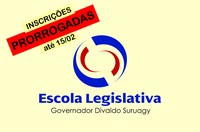 Prorrogado até o dia 15 de fevereiro prazo de inscrições para professores da Escola Legislativa