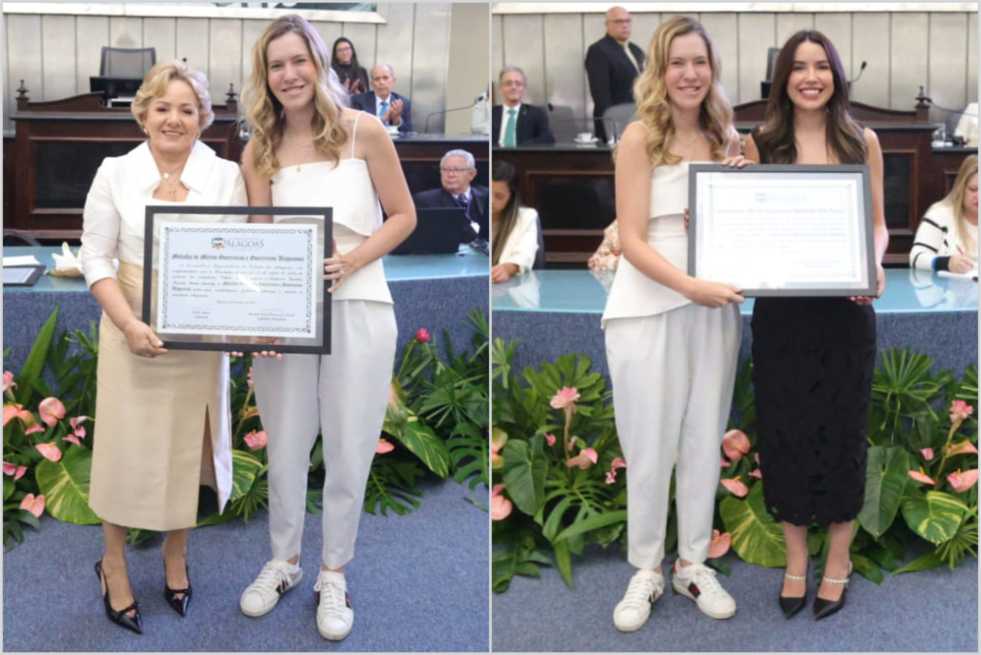 Secretária de Turismo e presidente do Instituto Dr. Adamastor são homenageadas