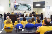 Sessão solene presta homenagem ao centenário do Lions Club Internacional