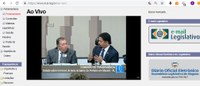 TV Assembleia está transmitindo, ao vivo, audiência no Senado que trata do bairro Pinheiro