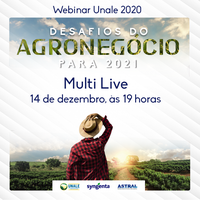 Unale realiza, nesta segunda-feira, 'webinar' sobre os Desafios do Agronegócio para 2021
