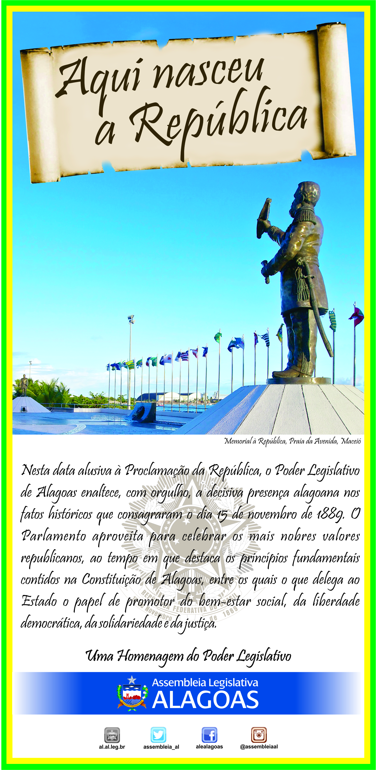 15 de novembro ´- Dia da Proclamação da República